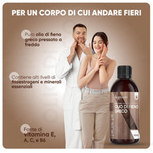 Carica l'immagine nel visualizzatore di Gallery, Olio di Fieno Greco 100ml Vegano e Pressato a Freddo, Seno, Capelli, Unghie, Glutei, Viso, Corpo, Olio di Fieno Greco Puro Fonte Naturale di Vitamina C, A, E e B6, Olio Fieno Greco per Uomo e Donna