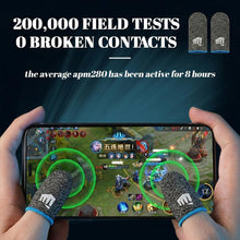 Carica l'immagine nel visualizzatore di Gallery, 3 paio Culle per dita da gioco mobili, e 1 scatola, supporto per pollice touch screen, culle per dita da gioco traspiran