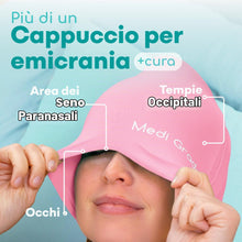 Carica l'immagine nel visualizzatore di Gallery, Medi Grade Cuffia Emicrania in Gel Refrigerante a Copertura Totale, Rosa