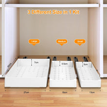 Carica l'immagine nel visualizzatore di Gallery, VINATO 3 Cassetti Estraibili Cucina, Cassetto Estraibile Dispensa, Bianco