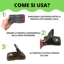 Carica l'immagine nel visualizzatore di Gallery, Trappola per Topi e Ratti con Esca Riutilizzabile 6pz