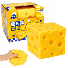 Carica l'immagine nel visualizzatore di Gallery, Big Cheese Squishy Square,XXL anti-stress Squeeze Super Cheeses