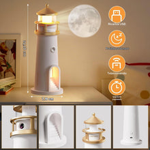 Carica l'immagine nel visualizzatore di Gallery, Luce di Proiezione Lunare, Lampada Faro con Telecomando, Luce Notturna Bambini, Romantica Lampada Proiettore, Decorazion