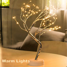 Carica l'immagine nel visualizzatore di Gallery, XVZ LED Albero Bonsai Lampada da Tavolo, 108 LED Luce Notturna a Operata a Batteria e USB, DIY Regolazione dei rami per 