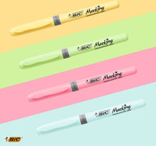 Carica l'immagine nel visualizzatore di Gallery, BIC Intensity, Highlighter Grip, Evidenziatori Pastello Colorati, Tecnologia Anti-Essicazione e Punta a Scalpello, 4 Unità, Cancelleria Scuola
