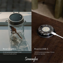 Carica l'immagine nel visualizzatore di Gallery, SONNENGLAS® Lanterna Solare Mini (250ml · incl. luce solare SOMO)
