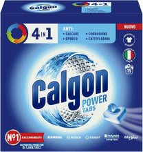 Carica l'immagine nel visualizzatore di Gallery, Calgon Tabs 4 in 1 Anticalcare Lavatrice, Confezone da 15