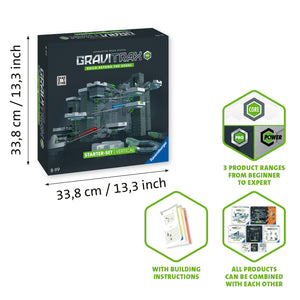 Ravensburger - GraviTrax PRO Starter Set Vertical, Starter Kit, Pista di Biglie, Gioco Interattivo ed Educativo STEM, per Bambini 8+ Anni e Adulti, Compatibile con tutti i GraviTrax