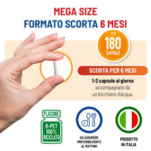 Carica l'immagine nel visualizzatore di Gallery, Equilibra Magnesio Bisglicinato 250mg, 180 Capsule, Scorta 6 mesi