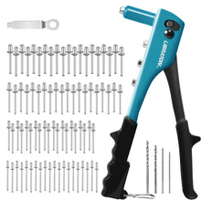 Carica l'immagine nel visualizzatore di Gallery, LIBRATON Rivettatrice Manuale 80 Pz Rivetti con 4 HSS Teste Intercambiabili