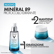 Carica l'immagine nel visualizzatore di Gallery, Vichy Minéral 89 Crema Leggera Idratante 72 Ore, 50 ml