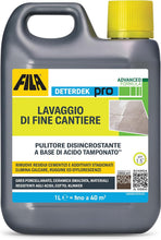 Carica l'immagine nel visualizzatore di Gallery, FILA DETERDEK PRO Disincrostante Acido Tamponato per Pulizia Dopo Posa - 1L