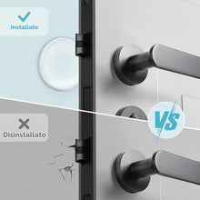 Carica l'immagine nel visualizzatore di Gallery, Fermaporta Paraurti da Parete, 6 Pezzi Proteggi Maniglia Porta, Gommini Maniglie Porte, Porta Stopper Parete Trasparente
