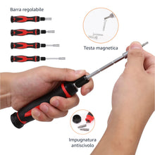 Carica l'immagine nel visualizzatore di Gallery, Amazon Basics Set di chiavi a cricchetto magnetiche e cacciaviti di precisione per elettronica, 73 unità, confezione da 