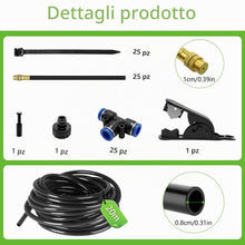 Carica l'immagine nel visualizzatore di Gallery, Sistema di irrigazione da giardino da 20 m, sistema di irrigazione automatico curvo a 360°, sistema di irrigazione a goc