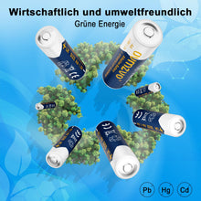 Carica l'immagine nel visualizzatore di Gallery, Batterie AA, LR6, 1,5 V, 64 pezzi, alcaline, a lunga durata, potenti, utilizzabili per giocattoli, sveglie e altri dispo