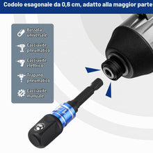 Carica l'immagine nel visualizzatore di Gallery, WORKPRO Set 3 Adattatori per Bussole 1/4", 3/8" e 1/2"
