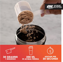 Carica l'immagine nel visualizzatore di Gallery, Optimum Nutrition Gold Standard 100% Whey Proteine in polvere per lo Sviluppo e il Recupero Muscolare con Glutammina e Aminoacidi BCAA Naturali, Gusto Doppio Cioccolato, 29 Dosi, 899 g