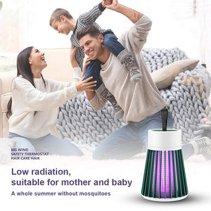 Zanzariera Elettrica da Interno, Antizanzare Elettrico Portatile, Lampada Antizanzare Casa, Lampada Zanzare Esterno, Racchetta Zanzare Atossica Anti Mosche UV Campeggio 100m² (Ricaricabile, Grigio)