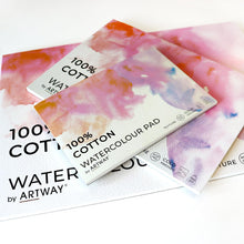 Carica l'immagine nel visualizzatore di Gallery, Artway Blocco per acquerelli, formato A4, pressato a freddo, 300 g/m², 100% cotone, 12 fogli
