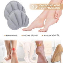 Carica l'immagine nel visualizzatore di Gallery, 3 PAIA cuscinetti salva tallone per scarpe, proteggi tallone autoadesivo, solette antiscivolo, inserti morbidi per preve