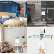 Carica l'immagine nel visualizzatore di Gallery, DieseRC Interruttore per Luci Senza Fili, Interruttore Trasmettitore RF per Pannello da Parete 86 e Controller Ricevitor