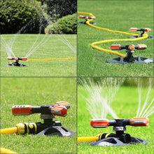 Carica l'immagine nel visualizzatore di Gallery, Irrigatore Giardino, Irrigatore Prato Automatico, Garden Sprinkler, Irrigatore Rotante Automatico a 360°Gradi, con 3 Bra