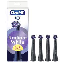 Carica l'immagine nel visualizzatore di Gallery, Oral-B Testine di Ricambio iO Radiant White, Nere, 4 Ricambi