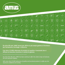 Carica l'immagine nel visualizzatore di Gallery, Amig - Rastrello - Rastrello giardino 22 denti - Resistente e funzionale - 400 mm - Acciaio - Verde