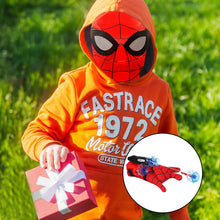 Carica l'immagine nel visualizzatore di Gallery, TKGEOUE Set di 2 Launcher Glove, Launcher Gloves e Maschera,Spider Launcher Glove,Guanti Launcher per Giochi, Spiderman Glove Launcher Set,Spider Web Launcher Toy