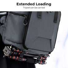 Carica l&#39;immagine nel visualizzatore di Gallery, K&amp;F Concept Zaino per Fotocamera Professonale, Borsa Fotocamera Fotografia, Zaino Fotocamera Impermeabile Antifurto, Grande Capacità, Elevata Stabilità, Scomparto per Laptop da 16 Pollici, Grigio