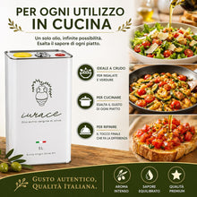 Carica l'immagine nel visualizzatore di Gallery, Iurace Olio Extravergine di Oliva Calabria, estratto a freddo, 5 Litri