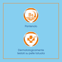Carica l'immagine nel visualizzatore di Gallery, Bepanthenol Tattoo Care Kit - Crema Tatuaggi Corpo con Pantenolo e Gel Detergente Delicato - Idrata, Protegge e Ravviva i Colori - Preserva la Bellezza del Tatuaggio