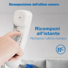 Carica l'immagine nel visualizzatore di Gallery, VTech Trimstyle telefono fisso con filo, regolazione volume suoneria e audio, ricomposizione ultimo numero, supporto app
