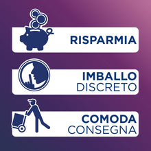 Carica l'immagine nel visualizzatore di Gallery, TENA Silhouette, Noir, Vita Bassa, Taglia M, 30 Mutandine, per Perdite Urinarie, Elasticizzate, Monouso, per Donna