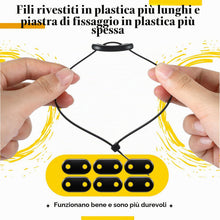 Carica l'immagine nel visualizzatore di Gallery, Sinmoe 100 Pezzi Kit di Fissaggio per Frangivista, Nero