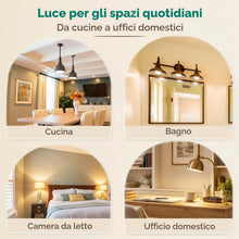 Carica l'immagine nel visualizzatore di Gallery, DiCUNO Lampadina LED B22 A60, 9W Equiv. 60W, 2700K, 806lm, 2 Pezzi