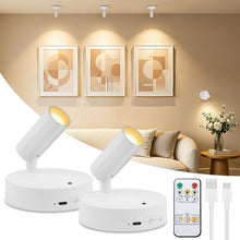 Carica l'immagine nel visualizzatore di Gallery, Dehobo Faretto LED Wireless Ricaricabile da 4000 mAh – Lampada da Parete Ricaricabile Per Interni con Tre Colori, Lumino