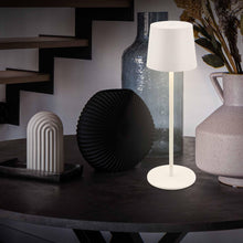 Carica l'immagine nel visualizzatore di Gallery, BRILONER - Lampada da tavolo LED senza fili IP44 con touch, dimmerabile, batteria e sorgente luminosa sostituibili, da c