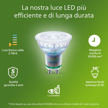 Carica l'immagine nel visualizzatore di Gallery, Philips Faretti LED UltraEfficient GU10, Confezione da 6