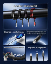Carica l'immagine nel visualizzatore di Gallery, VENTION Cavo Micro USB USB A Micro USB Nylon 2.0, Cavo di Ricarica Android ad Alta Velocità Compatibile con Samsung Gala