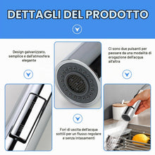 Carica l'immagine nel visualizzatore di Gallery, Doccetta per Lavandino Cucina 2 Modalità con Spruzzatore Estraibile