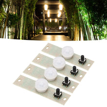 Carica l'immagine nel visualizzatore di Gallery, Demeras Circuito della Lampada Solare, 4 Pezzi Installazione Semplice 3 modalità di Illuminazione Modulo di Controllo de