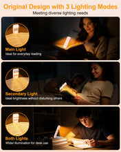 Carica l'immagine nel visualizzatore di Gallery, Gritin Gen 3 Luce per Lettura Libri a Letto-2 Sorgenti Luminose, 5 Colori