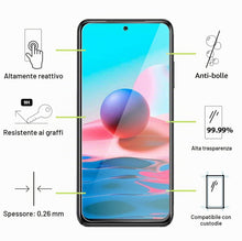 Carica l'immagine nel visualizzatore di Gallery, Vetro Temperato per Xiaomi Redmi Note 10 / Redmi Note 10 5G / Redmi Note 10S [3 Pezzi] Vetrino Protettivo Pellicola Prot