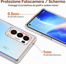 Carica l'immagine nel visualizzatore di Gallery, Captor Cover Trasparente per Oppo Find X3 Neo, Custodia TPU in Silicone Flessibile Morbida e Sottile, Alta Qualità con B