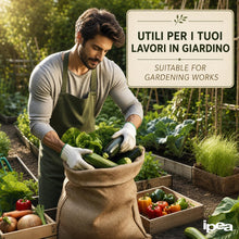 Carica l'immagine nel visualizzatore di Gallery, IPEA Sacchi in Juta di Grandi Dimensioni – 80 x 50 cm – 5 PEZZI – Sacco in Tessuto Vera Iuta per Fai da Te, Arredamento,