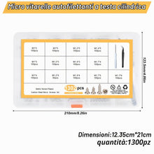 Carica l'immagine nel visualizzatore di Gallery, Mini Set Viti M1-M1.7 Per Elettronica