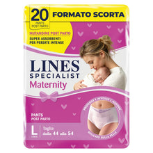 Carica l'immagine nel visualizzatore di Gallery, Lines Specialist Maternity, Mutandine Assorbenti Lines Maternity Post Parto, con Supporto Dell'Addome e Assorbenza Rapid