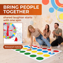 Carica l'immagine nel visualizzatore di Gallery, Twister Gioco in Scatola, Set Completo con Tappeto e Ruota, Giocattolo in PE per Feste e Giochi di Gruppo